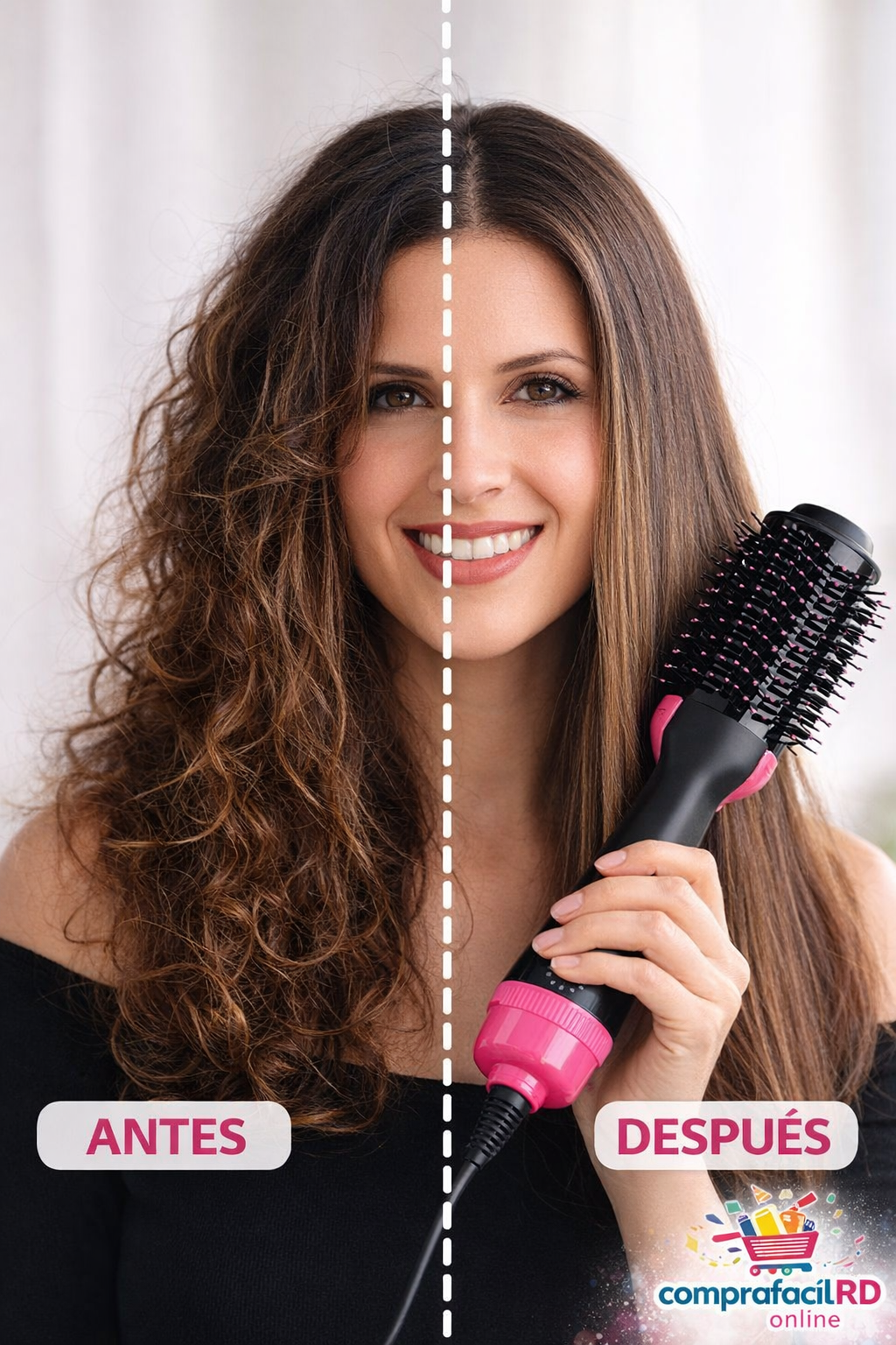 Cepillo Caliente tipo blower 3 en 1