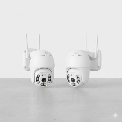 Cámara de Seguridad Inteligente PTZ WiFi – Vigilancia 360°